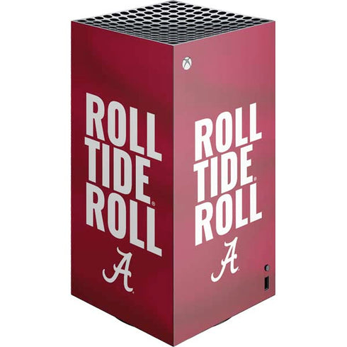 University of Alabama Roll Tide Roll XBox Series X Digital Edition Console Skin