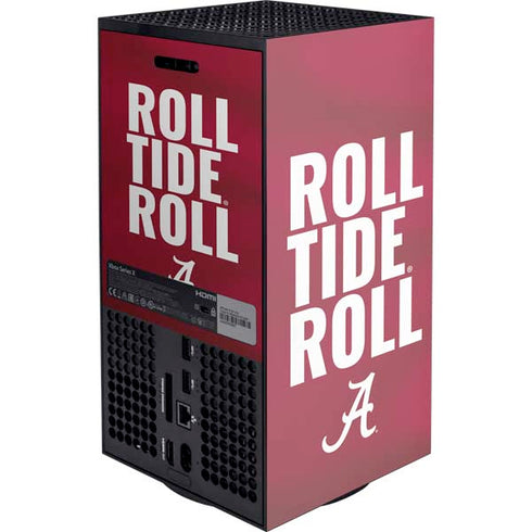 University of Alabama Roll Tide Roll XBox Series X Digital Edition Console Skin