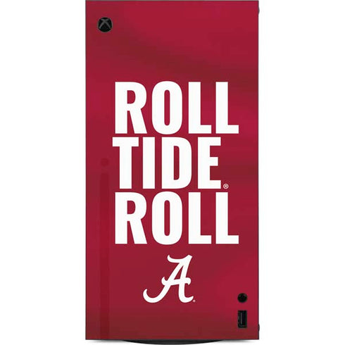 University of Alabama Roll Tide Roll XBox Series X Digital Edition Console Skin