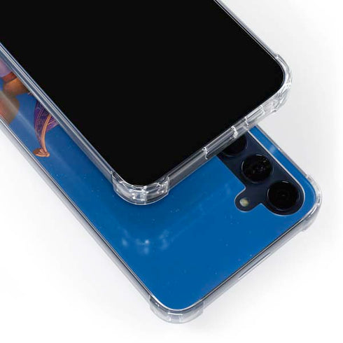 Disney Aladdin and Jasmine Magic Carpet Galaxy A55 5G Clear Case