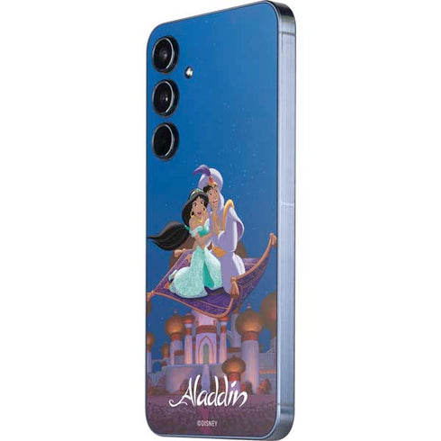 Disney Aladdin and Jasmine Magic Carpet Galaxy A55 5G Skin