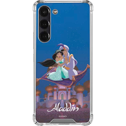 Disney Aladdin and Jasmine Magic Carpet Galaxy S24 FE Clear Case
