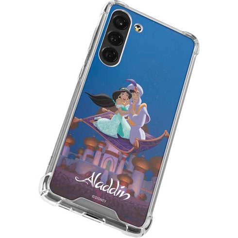 Disney Aladdin and Jasmine Magic Carpet Galaxy S24 FE Clear Case