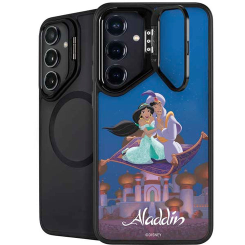 Disney Aladdin and Jasmine Magic Carpet Galaxy S24 FE Kickstand Case