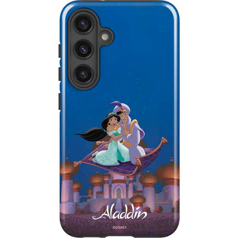 Disney Aladdin and Jasmine Magic Carpet Galaxy S25 Plus Impact Case