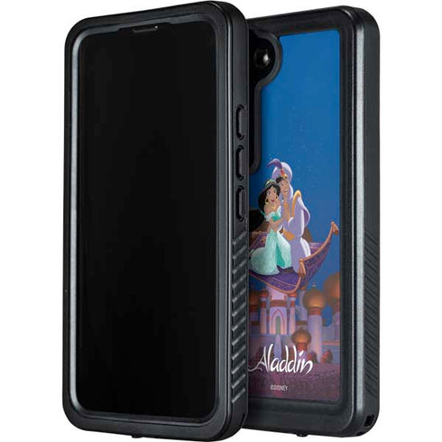 Disney Aladdin and Jasmine Magic Carpet Galaxy S24 Plus Waterproof Case