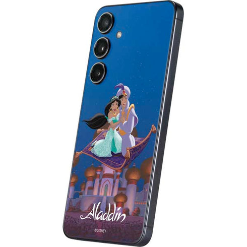 Disney Aladdin and Jasmine Magic Carpet Galaxy S25 Skin