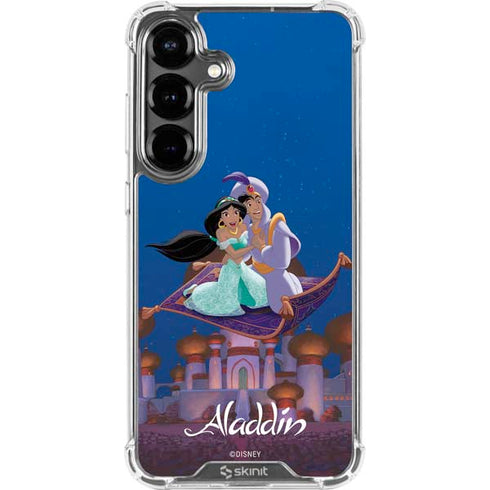 Disney Aladdin and Jasmine Magic Carpet Galaxy S26 Plus Clear Case
