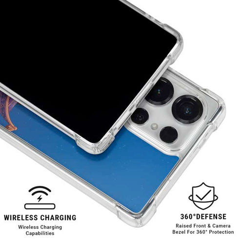 Disney Aladdin and Jasmine Magic Carpet Galaxy S26 Ultra Clear Case