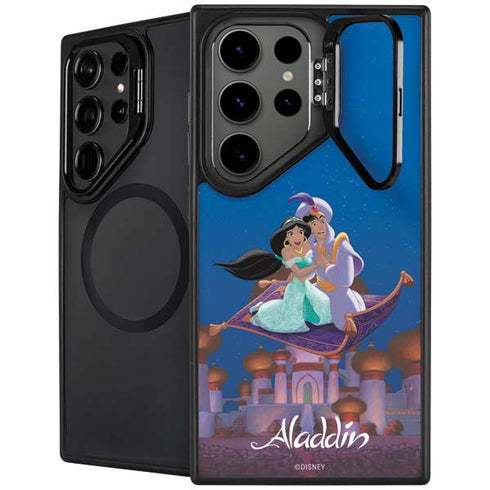 Disney Aladdin and Jasmine Magic Carpet Galaxy S26 Ultra Kickstand Case