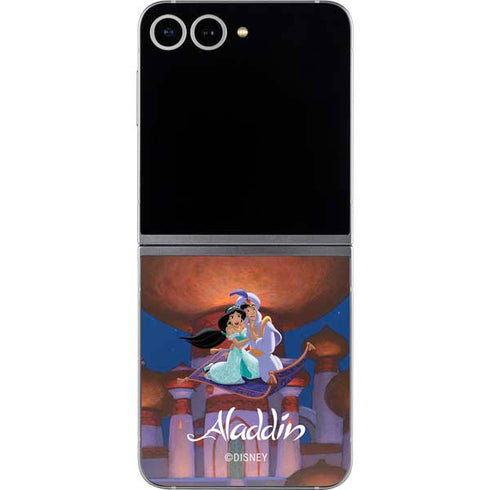 Disney Aladdin and Jasmine Magic Carpet Galaxy Z Flip6 Skin