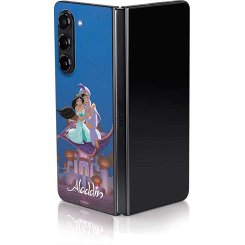 Disney Aladdin and Jasmine Magic Carpet Galaxy Z Fold5 5G Skin