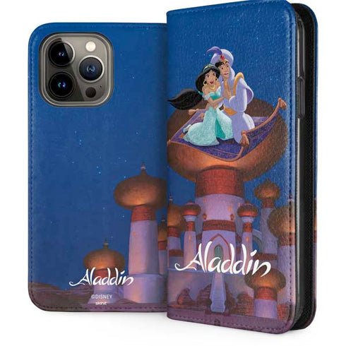 Disney Aladdin and Jasmine Magic Carpet iPhone 13 Pro Max Folio Case