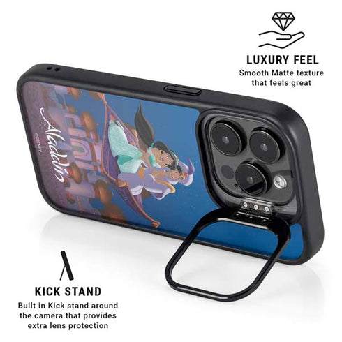 Disney Aladdin and Jasmine Magic Carpet iPhone 14 Pro Max Kickstand Case