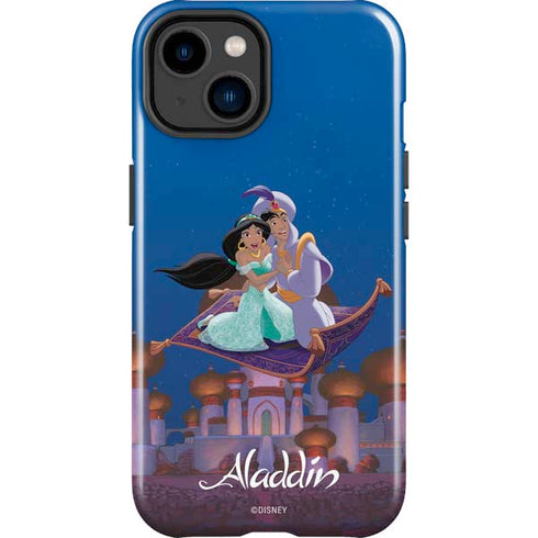 Disney Aladdin and Jasmine Magic Carpet iPhone 15 Impact Case