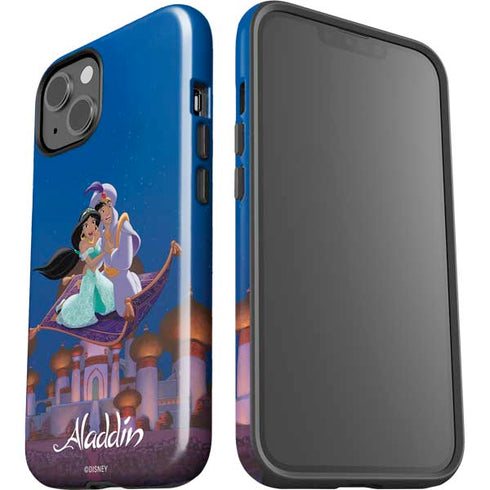 Disney Aladdin and Jasmine Magic Carpet iPhone 15 Impact Case