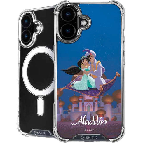 Disney Aladdin and Jasmine Magic Carpet iPhone 16 MagSafe Case