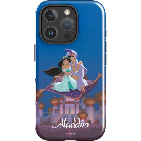 Disney Aladdin and Jasmine Magic Carpet iPhone 16 Pro Impact Case