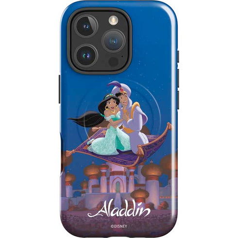 Disney Aladdin and Jasmine Magic Carpet iPhone 16 Pro Max Magsafe Impact Case