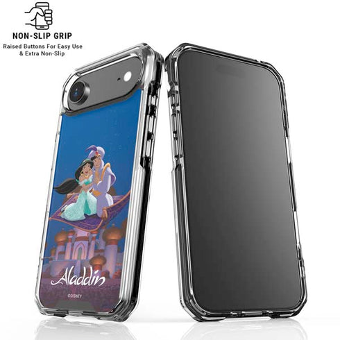 Disney Aladdin and Jasmine Magic Carpet iPhone 17 Air Clear Case