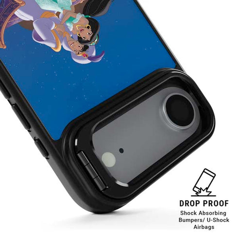 Disney Aladdin and Jasmine Magic Carpet iPhone 17 Air Kickstand Case