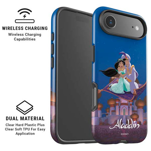 Disney Aladdin and Jasmine Magic Carpet iPhone 17 Air Magsafe Impact Case