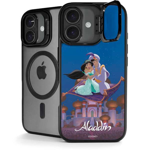 Disney Aladdin and Jasmine Magic Carpet iPhone 17 Kickstand Case