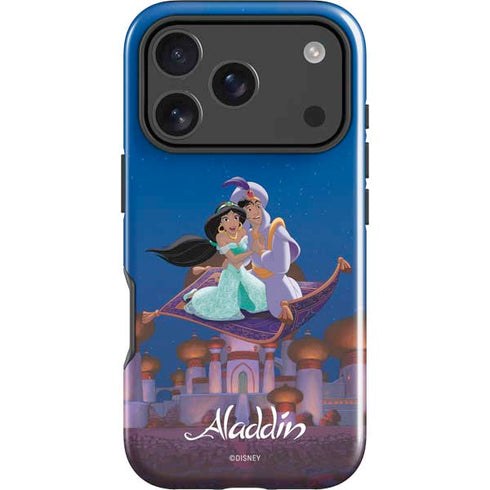 Disney Aladdin and Jasmine Magic Carpet iPhone 17 Pro Impact Case