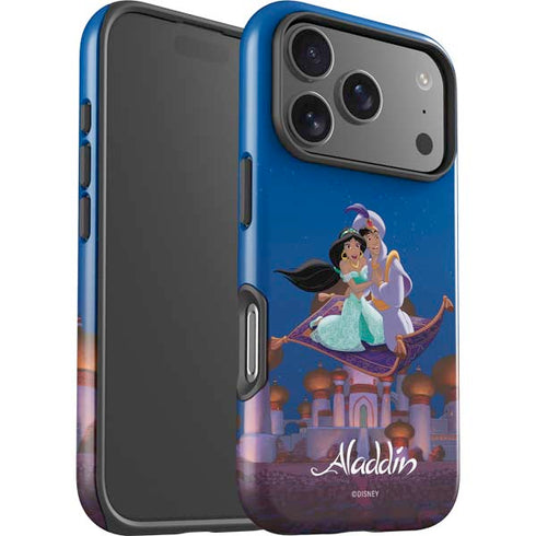 Disney Aladdin and Jasmine Magic Carpet iPhone 17 Pro Impact Case