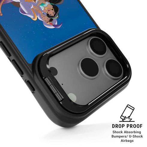 Disney Aladdin and Jasmine Magic Carpet iPhone 17 Pro Kickstand Case