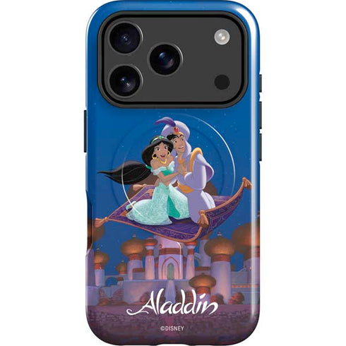 Disney Aladdin and Jasmine Magic Carpet iPhone 17 Pro Magsafe Impact Case