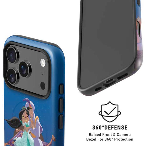 Disney Aladdin and Jasmine Magic Carpet iPhone 17 Pro Magsafe Impact Case