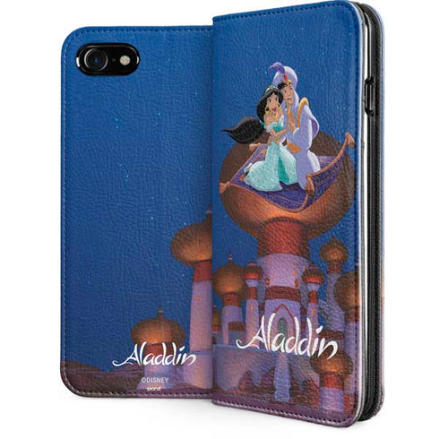Disney Aladdin and Jasmine Magic Carpet iPhone SE (2nd & 3rd Gen) Folio Case