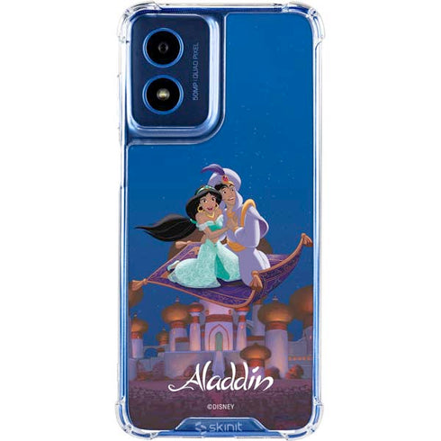 Disney Aladdin and Jasmine Magic Carpet Moto G 5G (2024) Clear Case