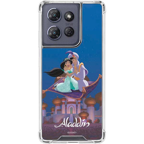 Disney Aladdin and Jasmine Magic Carpet Moto G Power 5G (2025) Clear Case