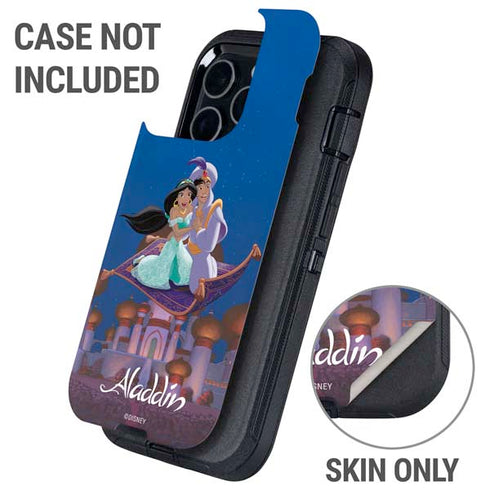 Disney Aladdin and Jasmine Magic Carpet Otterbox Defender iPhone Skin