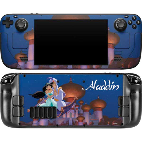 Disney Aladdin and Jasmine Magic Carpet Steam Deck Handheld Gaming Computer Skin