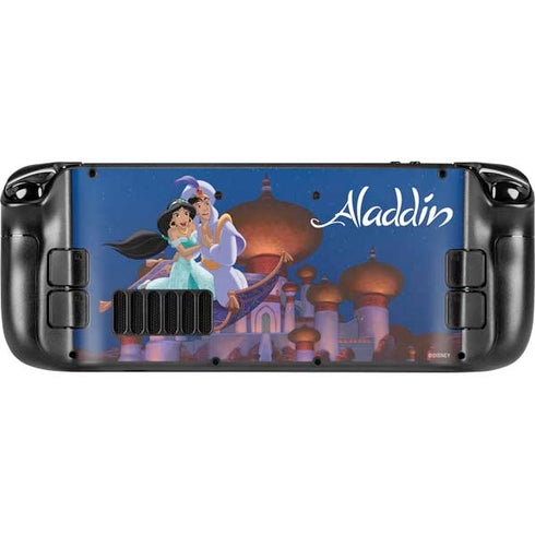 Disney Aladdin and Jasmine Magic Carpet Steam Deck Handheld Gaming Computer Skin