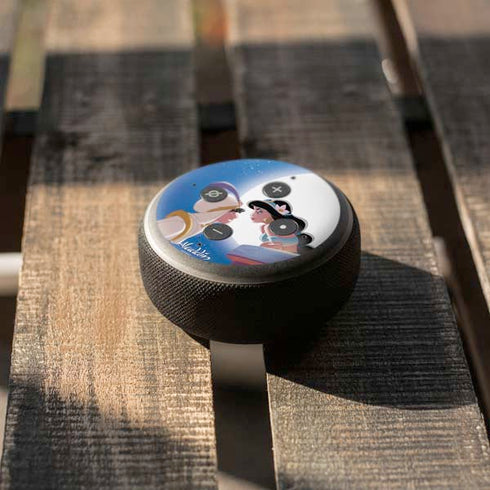 Disney Aladdin and Princess Jasmine Kiss Amazon Echo Dot Skin
