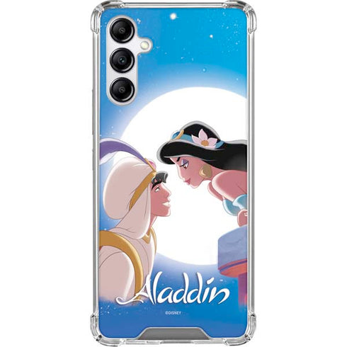 Disney Aladdin and Princess Jasmine Kiss Gabb Phone 4 Clear Case