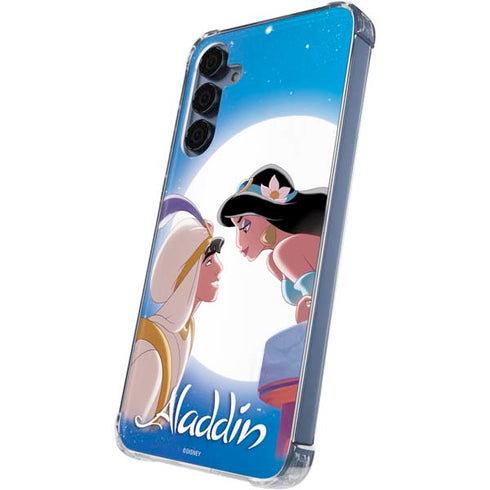Disney Aladdin and Princess Jasmine Kiss Galaxy A55 5G Clear Case