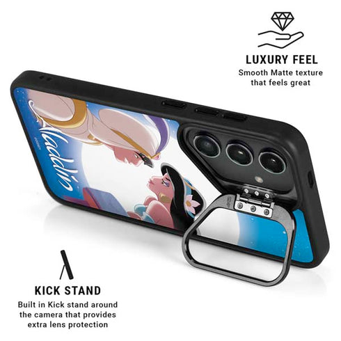 Disney Aladdin and Princess Jasmine Kiss Galaxy S24 Plus Kickstand Case