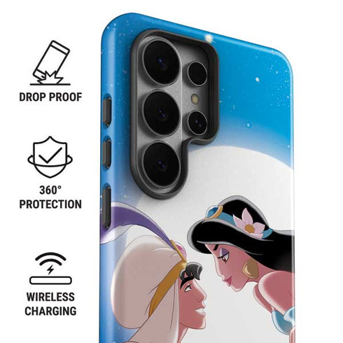 Disney Aladdin and Princess Jasmine Kiss Galaxy S26 Ultra Impact Case