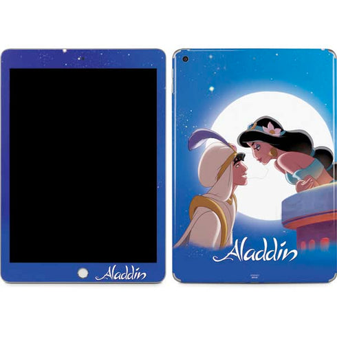 Disney Aladdin and Princess Jasmine Kiss Apple iPad Skin
