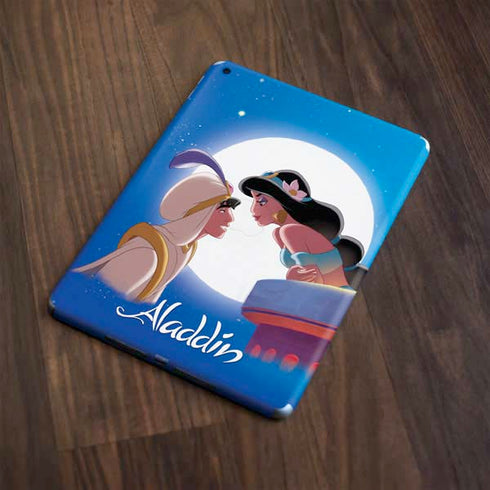 Disney Aladdin and Princess Jasmine Kiss Apple iPad Skin