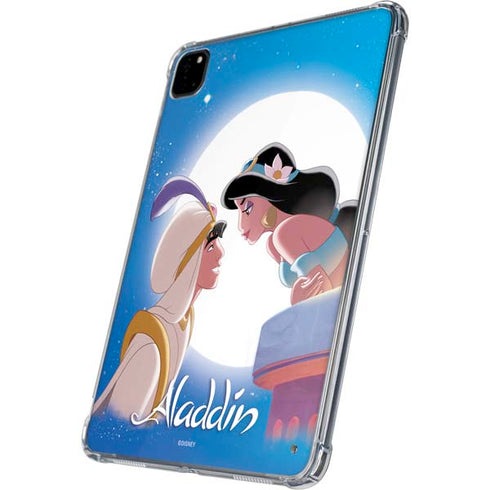 Disney Aladdin and Princess Jasmine Kiss iPad Pro 11in (2024) Clear Case
