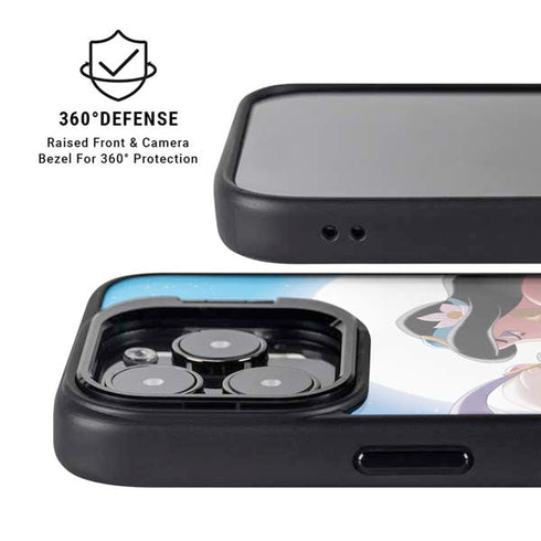 Disney Aladdin and Princess Jasmine Kiss iPhone 13 Pro Max Kickstand Case