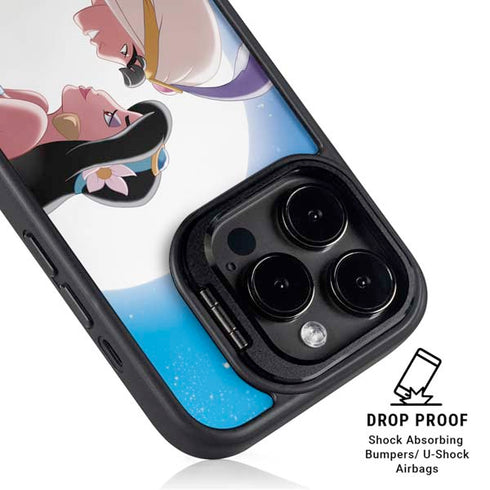 Disney Aladdin and Princess Jasmine Kiss iPhone 13 Pro Max Kickstand Case