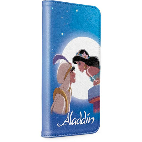 Disney Aladdin and Princess Jasmine Kiss iPhone 15 Pro Folio Case