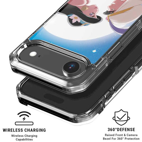 Disney Aladdin and Princess Jasmine Kiss iPhone 17 Air Clear Case